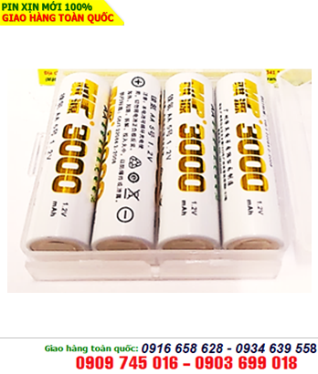 MP AA3000mAh; Pin sạc Pin sạc MP HR6 AA3000mAh 1.2v (14mmx50mm) chính hãng (Hộp 4viên)